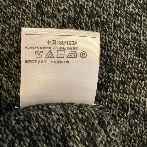 NWT Old Navy Dark Gray Wool Blend Sweater, XL Unisex - Picture 4 of 7